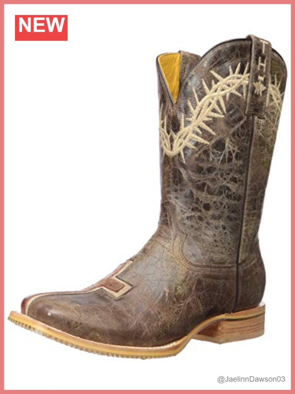 Tin Haul Shoes Women's My Savior Western Boots Leather Mid-Calf